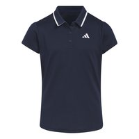 Adidas DÍVČÍ TEXTUROVANÁ polokošile s polovičním rukávem námořnická modrá Adidas DÍVČÍ TEXTUROVANÁ polokošile s polovičním rukávem námořnická modrá