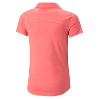 Puma Dívčí polokošile s polovičním rukávem Cloudspun Coast korál Puma Dívčí polokošile s polovičním rukávem Cloudspun Coast korál