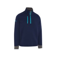 Callaway MIDWEIGHT TEXTURED 1/4 ZIP FLEECE Thermo Midlayer navy Callaway MIDWEIGHT TEXTURED 1/4 ZIP FLEECE Thermo Midlayer navy