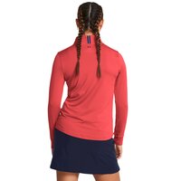 Under Armour Strečové spodní tričko se zipem 1/4 Playoff červená Under Armour Strečové spodní tričko se zipem 1/4 Playoff červená