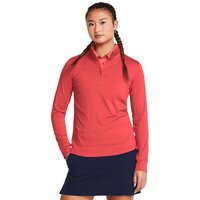 Under Armour Strečové spodní tričko se zipem 1/4 Playoff červená Under Armour Strečové spodní tričko se zipem 1/4 Playoff červená
