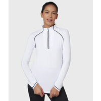 Penguin Veronica Stretch Midlayer s ochranou proti slunci bílá Penguin Veronica Stretch Midlayer s ochranou proti slunci bílá