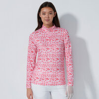 Daily Sports SHEERMOTION LS Half Zip Stretch spodní tričko červená Daily Sports SHEERMOTION LS Half Zip Stretch spodní tričko červená