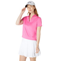 Callaway Waist Length Mesh Detail Halbarm Polo pink Callaway Waist Length Mesh Detail Halbarm Polo pink