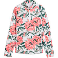 Puma W YOU-V Beautiful Game 1/4 Zip Stretch Midlayer bílá Puma W YOU-V Beautiful Game 1/4 Zip Stretch Midlayer bílá