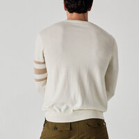Callaway Legacy Triple Track Crew Neck Sweater Pullover ecru Callaway Legacy Triple Track Crew Neck Sweater Pullover ecru