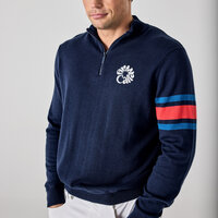 Callaway Legacy LS Triple Track 1/4 Zip Sweater Strick Troyer navy Callaway Legacy LS Triple Track 1/4 Zip Sweater Strick Troyer navy