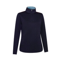 Callaway LS 1/4 ZIP PROŠÍVANÁ PLETENÁ VRSTVA námořnická modrá Callaway LS 1/4 ZIP PROŠÍVANÁ PLETENÁ VRSTVA námořnická modrá