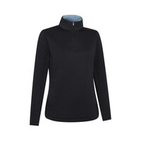 Callaway LS 1/4 ZIP PROŠÍVANÁ PLETENÁ VRSTVA černá Callaway LS 1/4 ZIP PROŠÍVANÁ PLETENÁ VRSTVA černá
